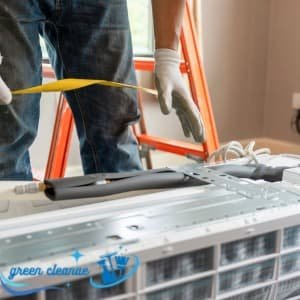 تنظيف وتعقيم المكيفات